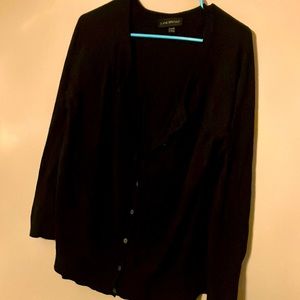 Size 18/20 plus size Lane Bryant black cardigan